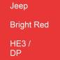 Preview: Jeep, Bright Red, HE3 / DP.